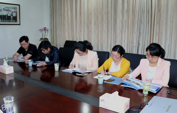 2015年5月5日，溧陽市教育局地理教研室老師來上上電纜調研